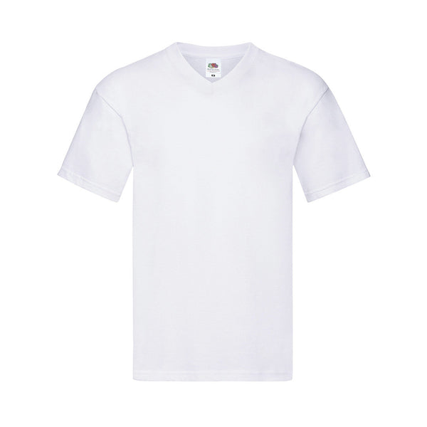 Iconic V-Neck Adult White T-Shirt