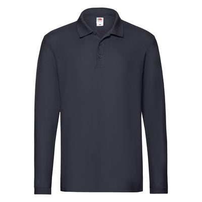 Premium Long Sleeve Adult Polo Shirt