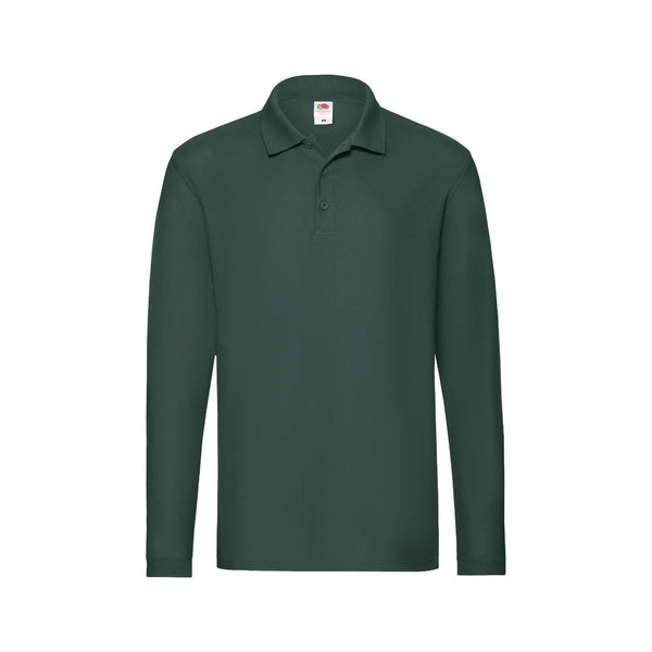 Premium Long Sleeve Adult Polo Shirt