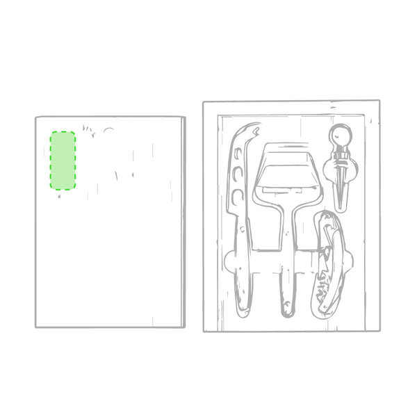 Hiblux Wine and Cheese Knife Set