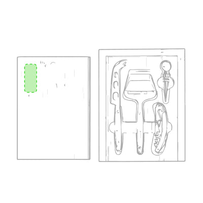 Hiblux Wine and Cheese Knife Set