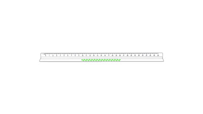 Thirty Scale Ruler