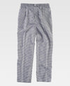 CHEF TROUSERS IN CHECKED FABRIC