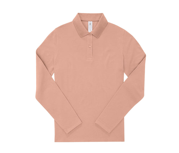 B&C MY POLO 210 LSL /WOMEN