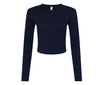 WOMEN'S MICRO RIB LONG SLEEVE BABY TEE