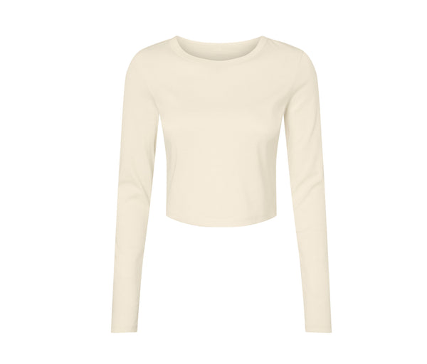 WOMEN'S MICRO RIB LONG SLEEVE BABY TEE