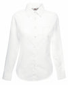 LADIES LONG SLEEVE POPLIN SHIRT