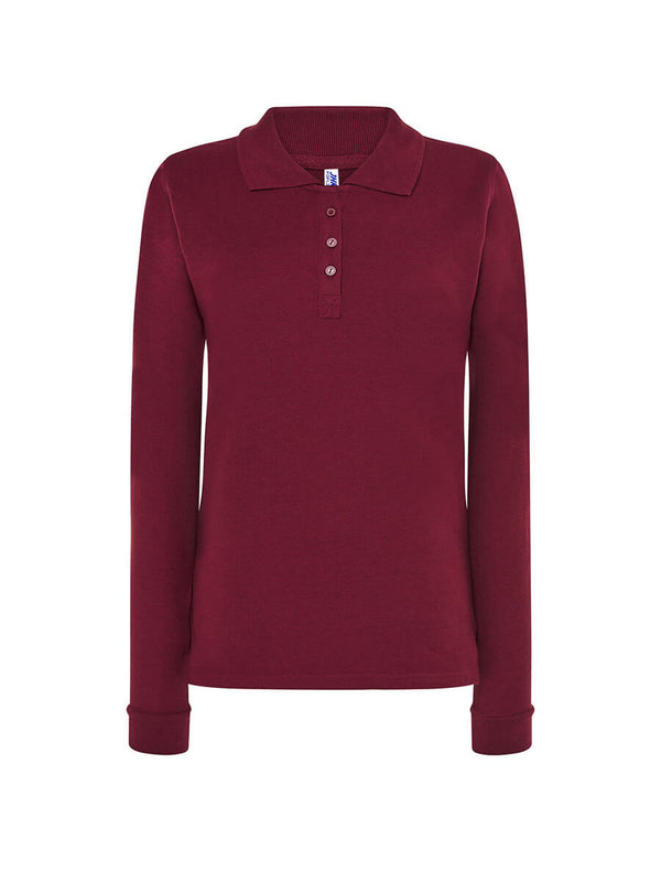 WOMEN'S REGULAR LONG SLEEVE POLO SHIRT