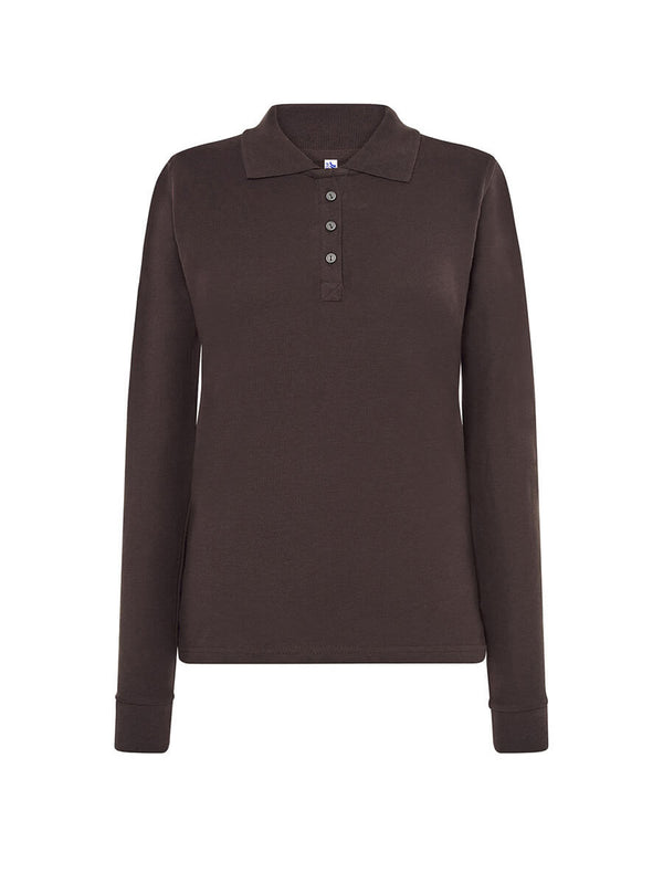 WOMEN'S REGULAR LONG SLEEVE POLO SHIRT
