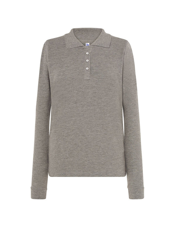 WOMEN'S REGULAR LONG SLEEVE POLO SHIRT