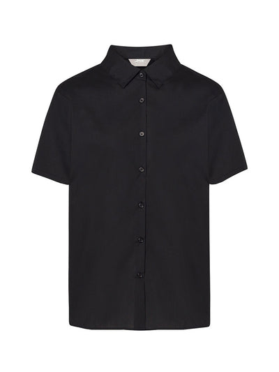 WOMEN'S SHORT SLEEVE POPLIN SHIRT