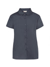 WOMEN'S SHORT SLEEVE POPLIN SHIRT