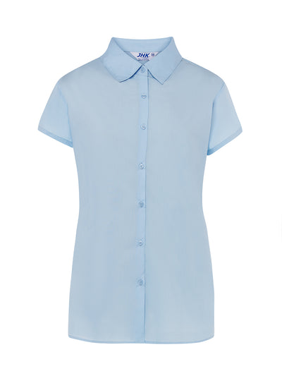 WOMEN'S SHORT SLEEVE POPLIN SHIRT