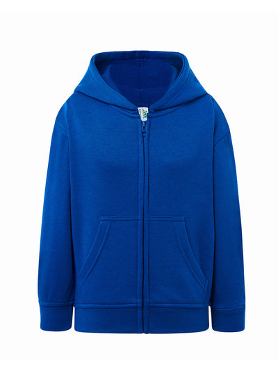 CHILDREN'S LIGHTWEIGHT FRENCH TERRY HOODED AND ZIP SWEATSHIRT