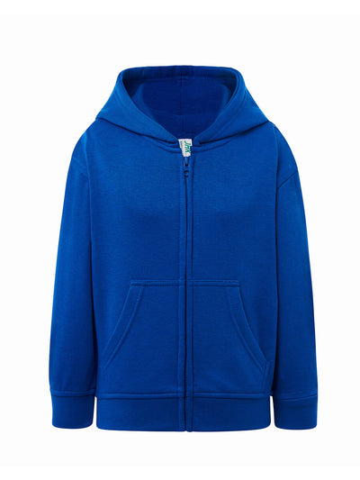 CHILDREN'S LIGHTWEIGHT FRENCH TERRY HOODED AND ZIP SWEATSHIRT