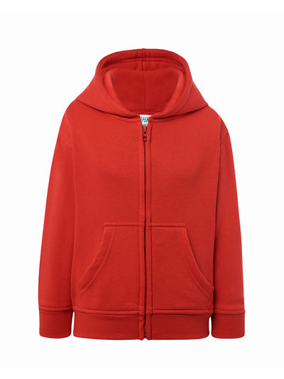 CHILDREN'S LIGHTWEIGHT FRENCH TERRY HOODED AND ZIP SWEATSHIRT