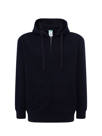 MEN'S LIGHTWEIGHT FRENCH TERRY HOODED ZIP-UP SWEATSHIRT