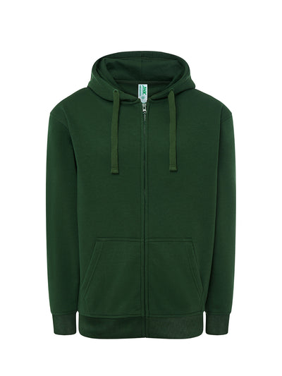 UNISEX SWEATSHIRT WITH HOOD AND PREMIUM ZIP