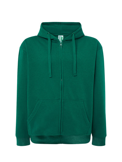 UNISEX SWEATSHIRT WITH HOOD AND PREMIUM ZIP