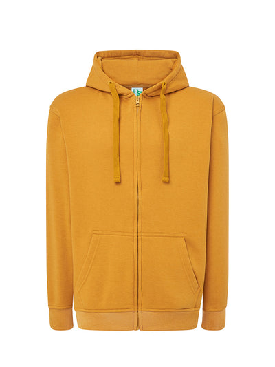 UNISEX SWEATSHIRT WITH HOOD AND PREMIUM ZIP