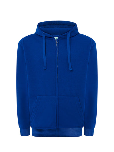 UNISEX SWEATSHIRT WITH HOOD AND PREMIUM ZIP