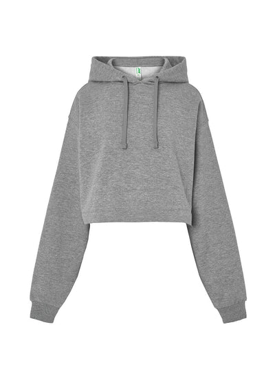 WOMEN'S REGULAR CROPPED HOODIE SWEATSHIRT