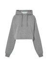 WOMEN'S REGULAR CROPPED HOODIE SWEATSHIRT