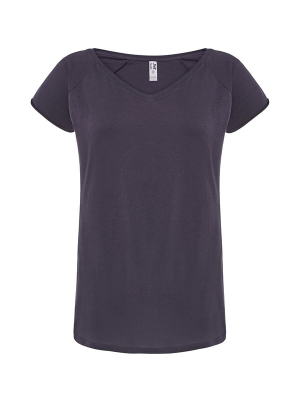 WOMEN'S SHORT SLEEVE V-NECK T-SHIRT URBAN SEA