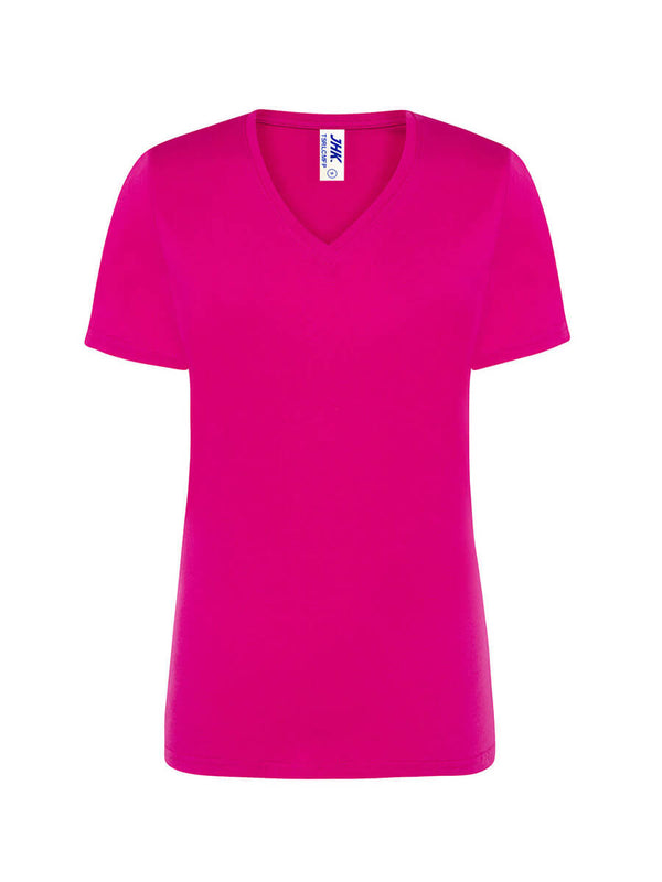WOMEN'S SHORT SLEEVE REGULAR V-NECK T-SHIRT