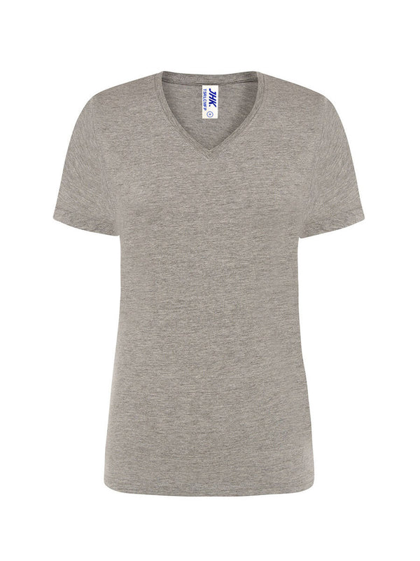 WOMEN'S SHORT SLEEVE REGULAR V-NECK T-SHIRT