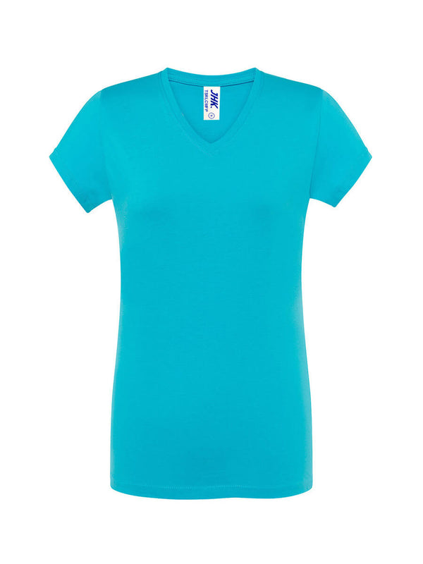 WOMEN'S SHORT SLEEVE REGULAR V-NECK T-SHIRT