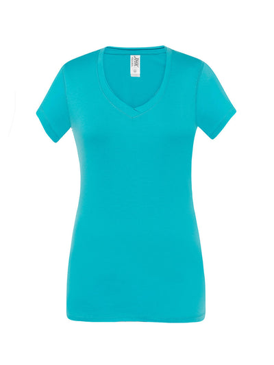 WOMEN'S SHORT SLEEVE V-NECK T-SHIRT URBAN SICILIA