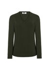 WOMEN'S V-NECK SWEATER