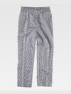 CHEF TROUSERS IN CHECKED FABRIC