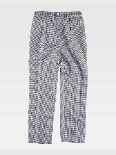 CHEF TROUSERS IN CHECKED FABRIC