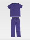 UNISEX SET WITH JACKET + TROUSERS IN STRETCH FABRIC