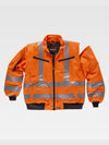 CLASS 3 HIGH VISIBILITY JACKET WITH DETACHABLE SLEEVES