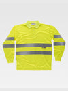 CLASS 2 HIGH VISIBILITY LONG SLEEVE POLO SHIRT