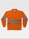 CLASS 2 HIGH VISIBILITY LONG SLEEVE POLO SHIRT