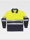 CLASS 1 HIGH VISIBILITY LONG SLEEVE POLO SHIRT