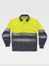 CLASS 1 HIGH VISIBILITY LONG SLEEVE POLO SHIRT