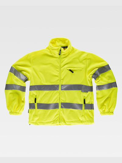 FULL ZIP FLEECE HIGH VISIBILITY CLASS 3