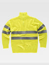 CLASS 2 HIGH VISIBILITY HALF ZIP SWEATER