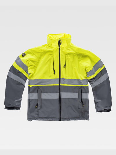 CLASS 1 HIGH VISIBILITY SOFTSHELL WITH HOOD