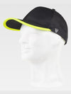 6 PANEL CURVED VISOR HAT WITH CONTRAST VISOR EDGE