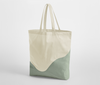 ORGANIC COTTON WAVE PRINT MAXI TOTE