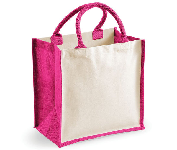 PRINTER'S MIDI JUTE BAG