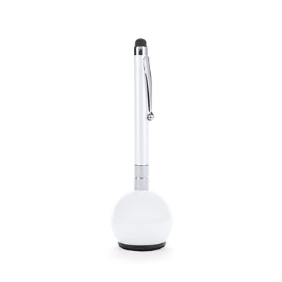 Alzar Stylus Touch Ball Pen - WHITE / S/T