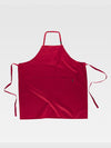 APRON WITH BIB - Red / XS