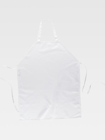 APRON WITH BIB - White / XS